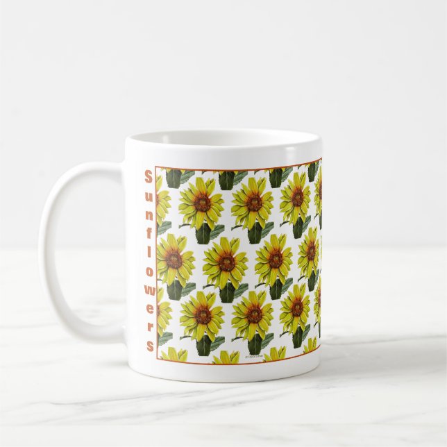 Sunflower Coffee Mug (Left)