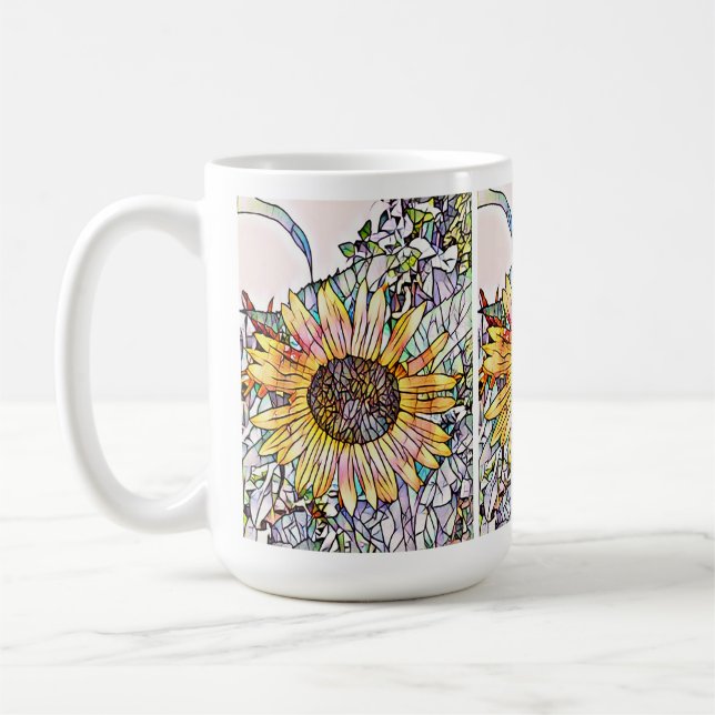 SUNFLOWER COFFEE MUG (Left)