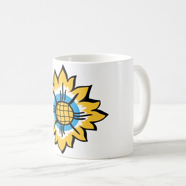 Sunflower Coffee Mug (Front Right)