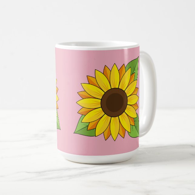 Sunflower Coffee Mug (Front Right)