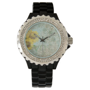 Sunflower Collage Watch