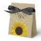 Sunflower Country Burlap Print