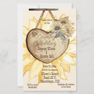 Sunflower Country Wedding