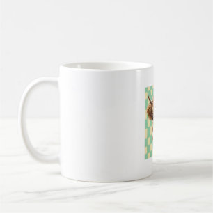 Sunflower Cow Png, Cute Highland Cow Coffee Mug