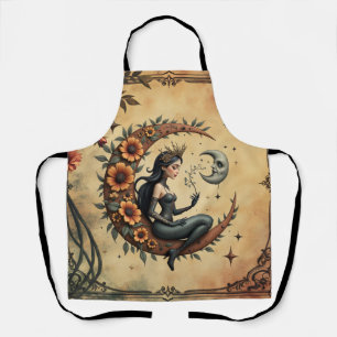 Sunflower Crescent Queen  Apron