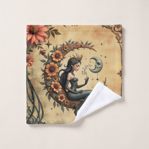 Sunflower Crescent Queen Bath Towel Set