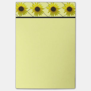 Sunflower Crisscross Post-it Notes