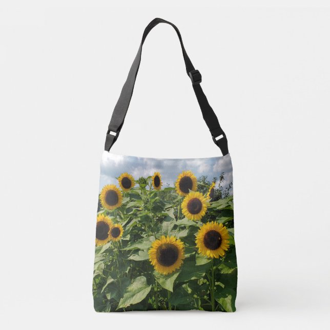 Sunflower Crossbody Bag (Back)