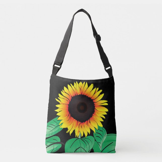 Sunflower Crossbody Bag - Choose Colours (Front)