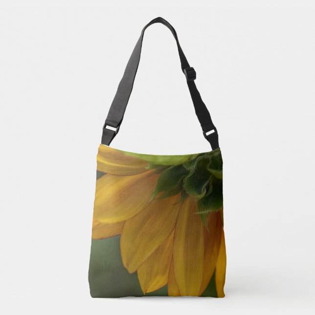 Sunflower Crossover Tote Bag (Front)