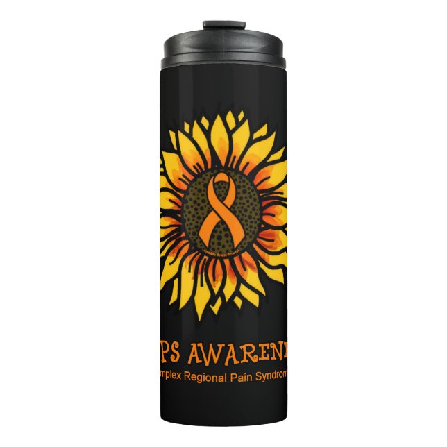 Sunflower...CRPS Thermal Tumbler (Front)