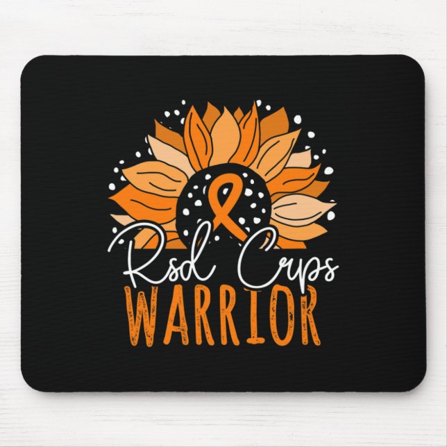Sunflower Crps Warrior Rsd Crps Awareness  Mouse Pad (Front)