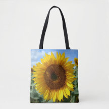 Sunflower Custom All Over Print Tote Bag