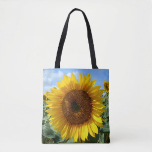 Sunflower Custom All Over Print Tote Bag