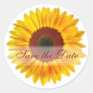 Sunflower Custom Floral Sticker