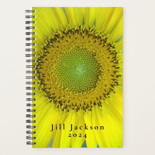 Sunflower customisable planner 2024 (Front)