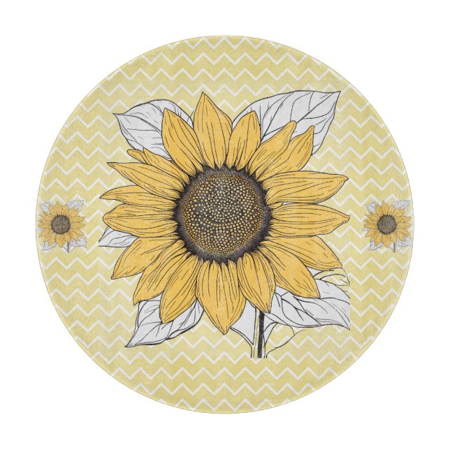"Sunflower"  Cutting Board (Front)