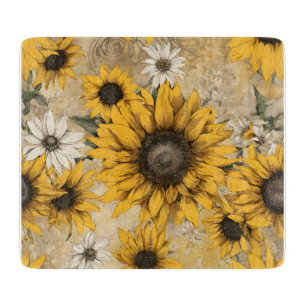 Sunflower Cutting Board