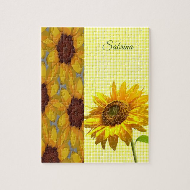 Sunflower Decorative Jigsaw Puzzle (Vertical)