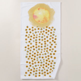 SUNFLOWER DELIGHT BEACH TOWEL