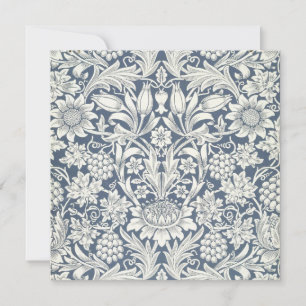 Sunflower Design (by William Morris) Card