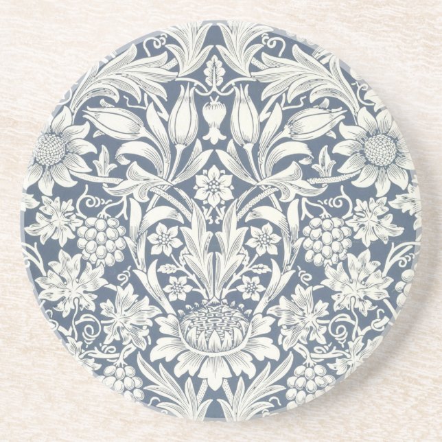 Sunflower Design (by William Morris) Coaster (Front)
