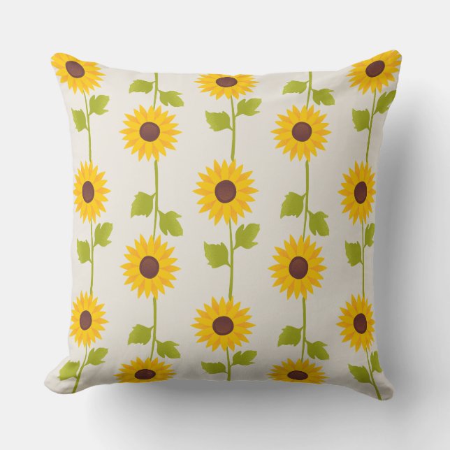 sunflower design cushion (Front)