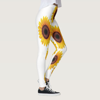 Sunflower Design Leggings