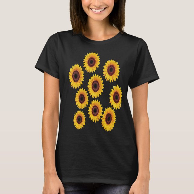 Sunflower Design T-Shirt (Front)