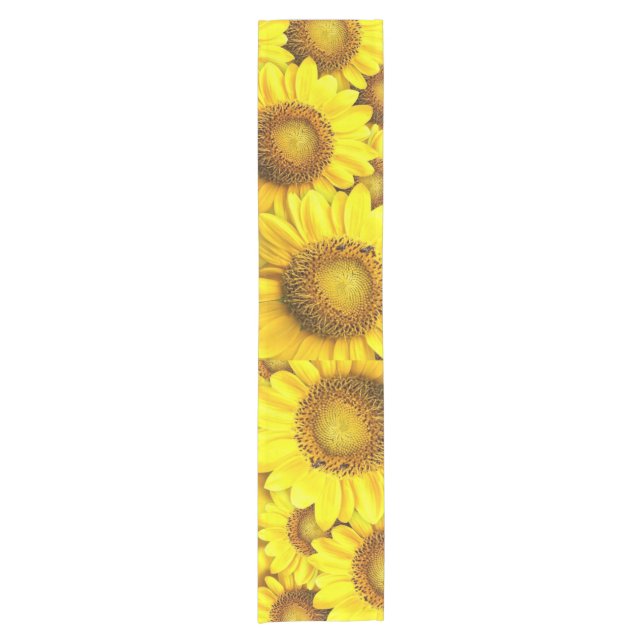 Sunflower design table runner Home Decor (Front)