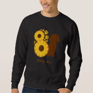 Sunflower Dog Mom - Shih Tzu Premium Sweatshirt