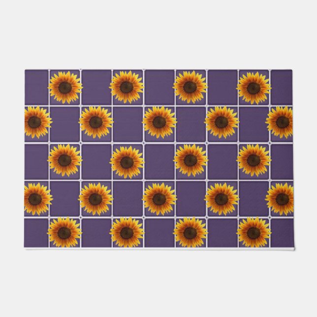 Sunflower Door Mat (Front)