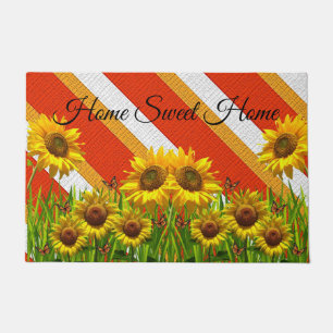 Sunflower  Door Mat Stripe