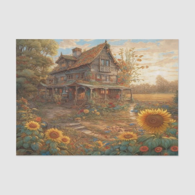 Sunflower Dreams Tissue Paper (Front)