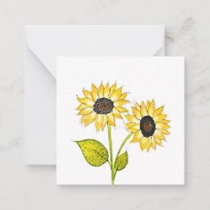 'Sunflower Duet' Card