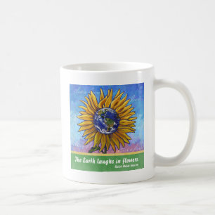 Sunflower Earth Art Coffee Mug