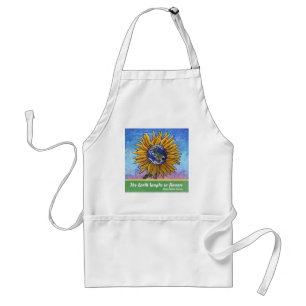 Sunflower Earth Art Standard Apron
