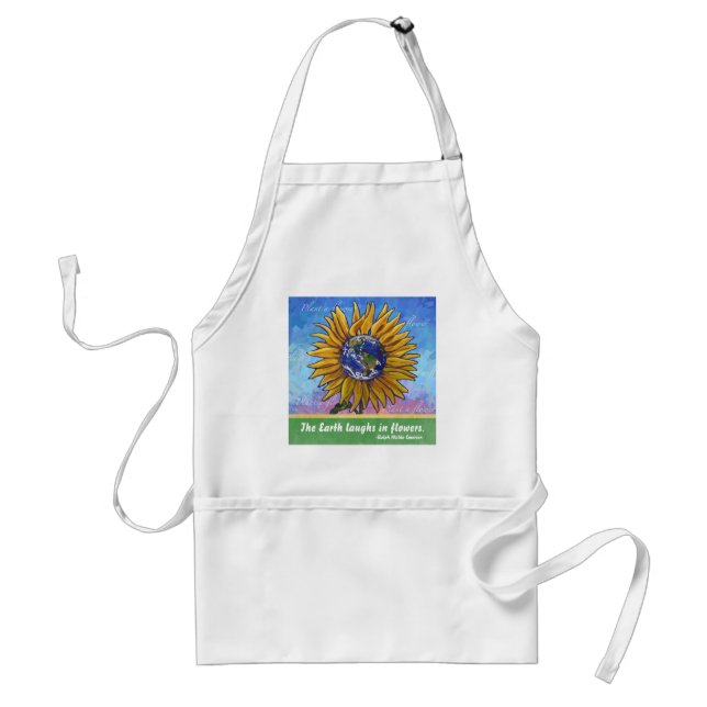 Sunflower Earth Art Standard Apron (Front)