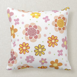 sunflower embroidery pattern cushion