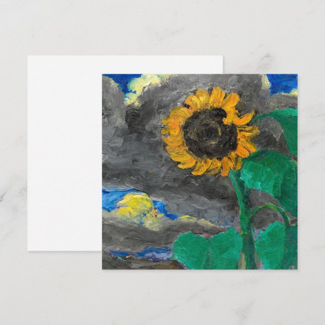 Sunflower | Emil Nolde | (Front/Back)