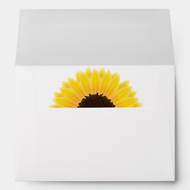 Sunflower Envelope (Back (Bottom))