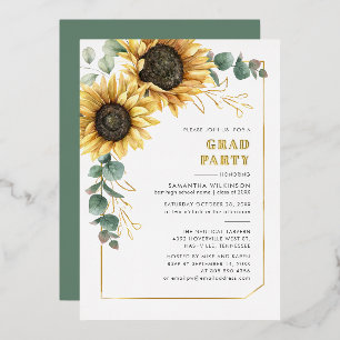 Sunflower Eucalyptus Graduation 2025 Party