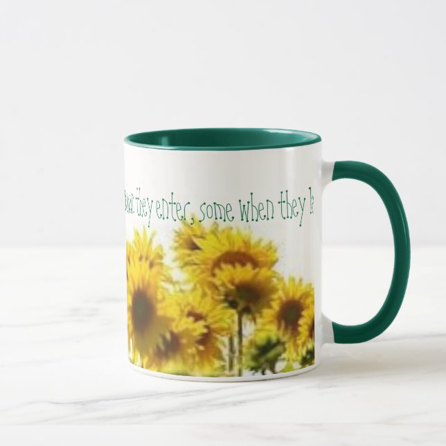 sunflower, EVERYONE BRIGHTENS MY OFFICE!!    So... Mug (Right)