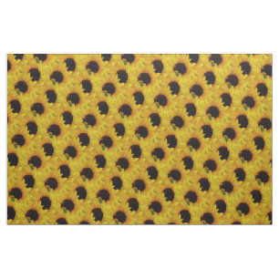 Sunflower Fabric Sunflower Fabric Cotton or Poly