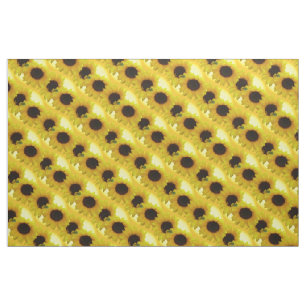 Sunflower Fabric Sunflower Fabric Cotton or Poly