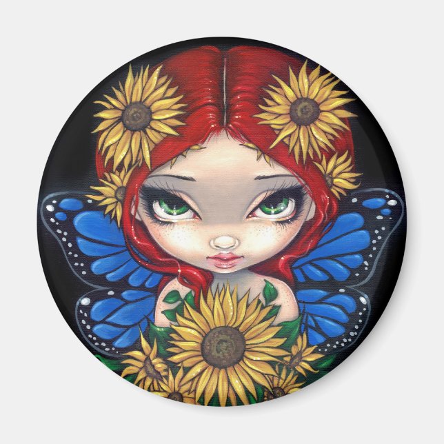 "Sunflower Fairy" Magnet (Front)