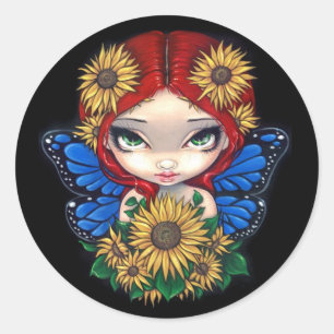 Sunflower Fairy Sticker