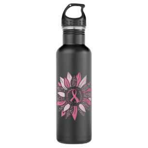 Sunflower Family Matching Breast Cancer Awareness 710 Ml Water Bottle