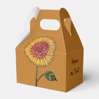 Sunflower Favour Box