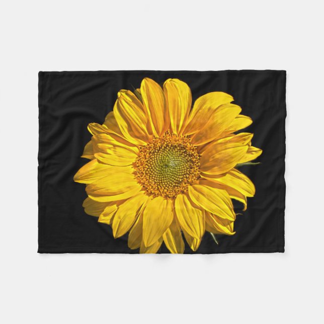 Sunflower fbcna fleece blanket (Front (Horizontal))